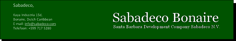 Santa Barbara Development Company Sabadeco N.V.